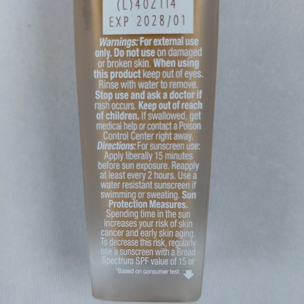 Lancome Renergie Lift Makeup 420 Foundation Anti Wrinkle Radiance SPF27 Exp 1/28